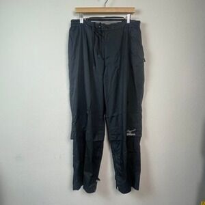 Mizuno Wind Pants XL Impermalite  Mens Black Gorpcore Lightweight Athletic Track